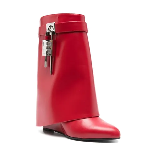 Shark Lock Ankle Boots - Givenchy - Modalova