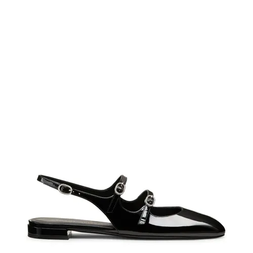 Crystal Buckle Slingback Flat Shoes - Stuart Weitzman - Modalova