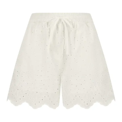 Baumwollshorts mit Stickerei - Nicowa - Modalova