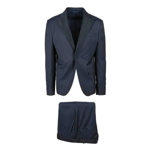Suits > Suit Sets > Single Breasted Suits - - Alessandro Dell'Acqua - Modalova