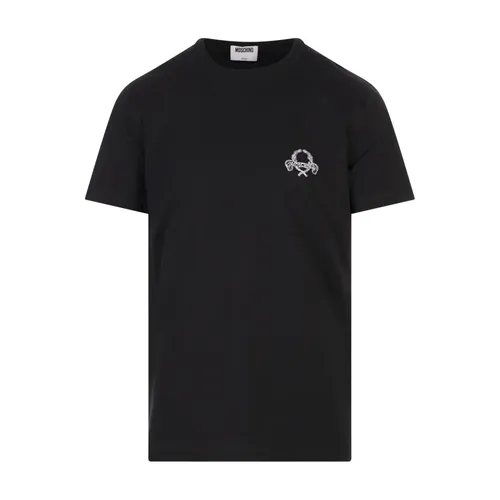 Black Cotton T-shirt - Moschino - Modalova