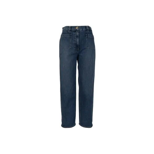 Jeans > Straight Jeans - - Elisabetta Franchi - Modalova