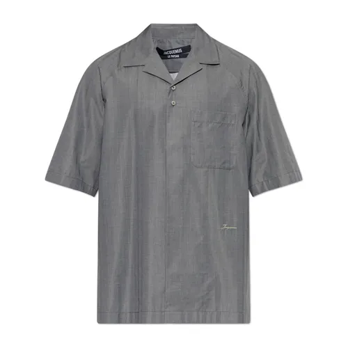 Herringbone Pattern Shirt - Jacquemus - Modalova