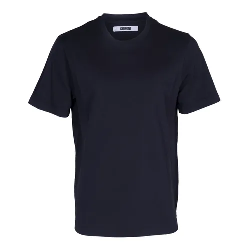 Heavy Jersey Crew Neck T-shirt - Mauro Grifoni - Modalova