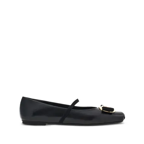 Flat Ballerina Shoes - Ferragamo - Modalova