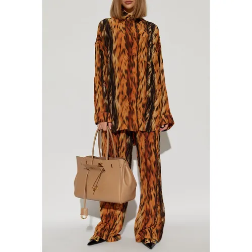 Silk trousers - Balenciaga - Modalova