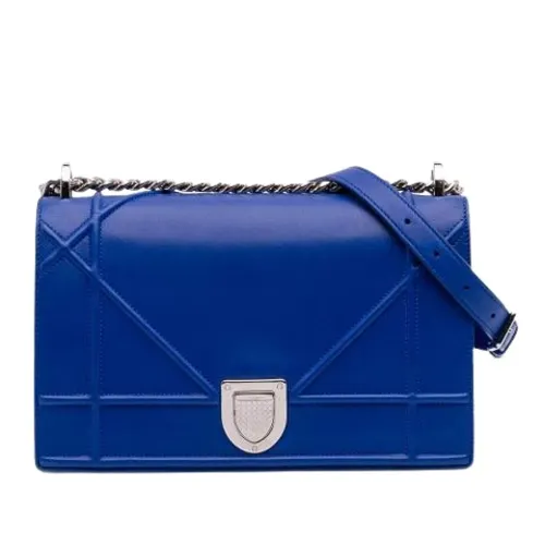 Pre-owned Vintage Leather Crossbody Bag - Dior Vintage - Modalova