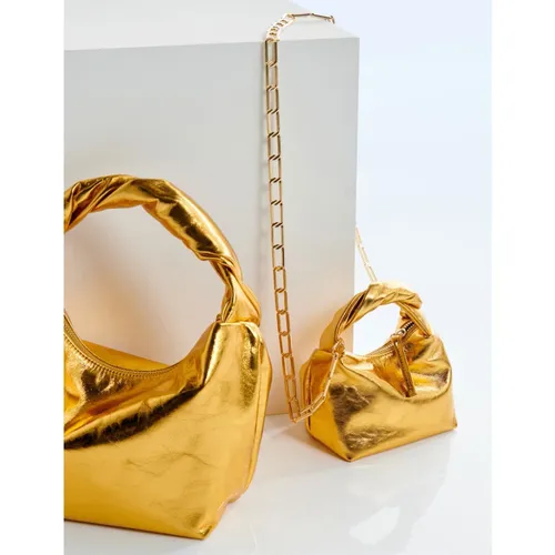 Gold Micro Hobo Bag - Stine Goya - Modalova