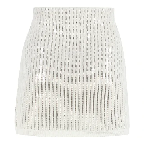 Sequin Crochet Mini Skirt - Self Portrait - Modalova
