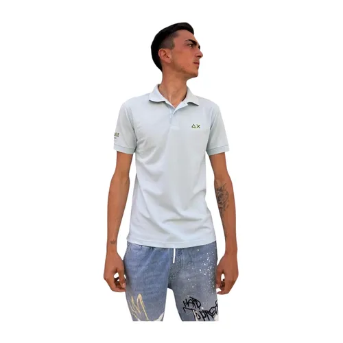 Sun68 - Tops > Polo Shirts - Blue - Sun68 - Modalova