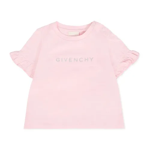 Short Sleeves T-shirt with Ruffle - Givenchy - Modalova