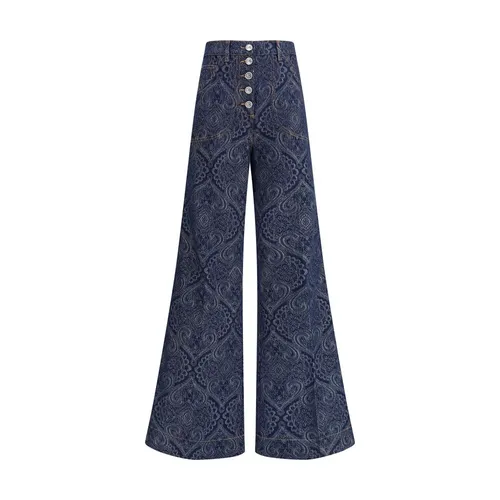 Etro - Jeans > Wide Jeans - Blue - Etro - Modalova