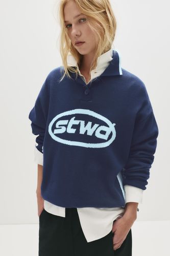 Pull Stwd Col Polo - Pull&Bear - Modalova