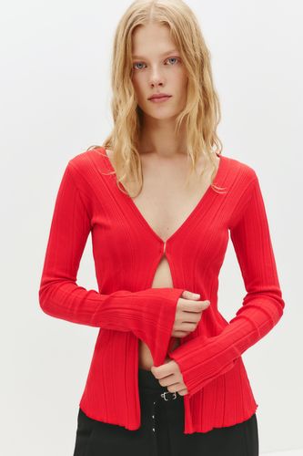 Top Manches Longues Agrafes - Pull&Bear - Modalova