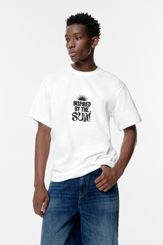 T-Shirt Motif Soleil - Pull&Bear - Modalova