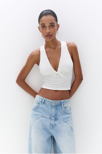Top Rustique À Nœud - Pull&Bear - Modalova