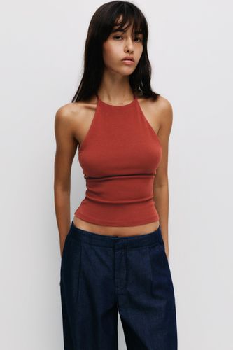 Top Encolure Américaine Bretelles Dos - Pull&Bear - Modalova
