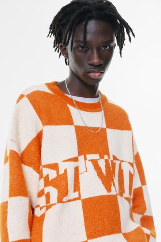 Pull À Carreaux Stwd - Pull&Bear - Modalova