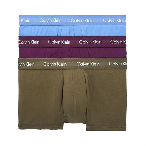 PACK DE 3 BÓXERS DE TIRO BAJO - COTTON STRETCH - Boxers - Talla: L - Calvin Klein Underwear - Modalova