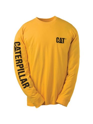 Camiseta de manga larga TRADEMARK Calidad Superior amarillo L - Caterpillar - Modalova