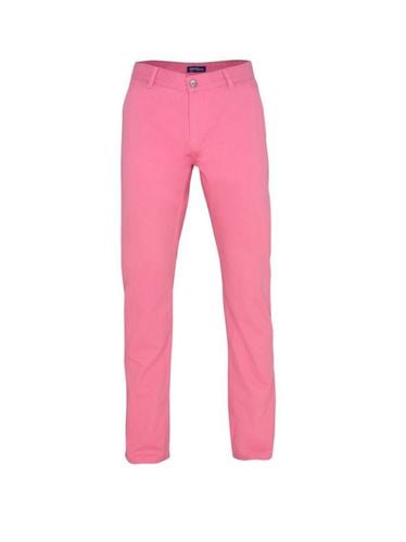 Pantalones chinos casuales Modelo Classic para hombre caballero rosa XS - Asquith & fox - Modalova