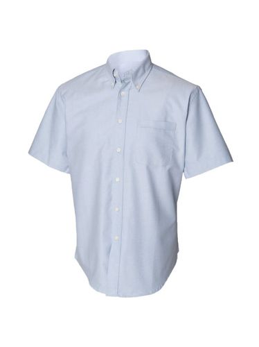 Camisa Clásica manga corta Modelo Oxford Work hombre caballero azul M - Henbury - Modalova