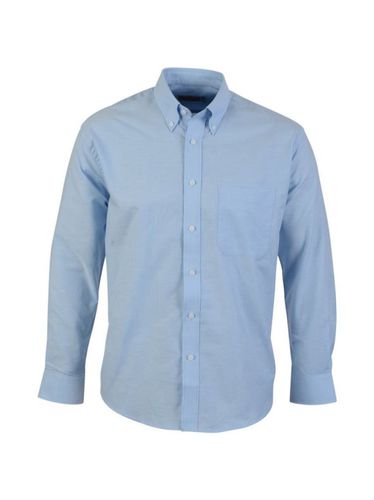 Camisa de manga larga estilo Oxford para hombre azul S - Absolute apparel - Modalova