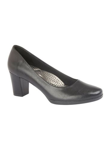 Zapatos de salón lisos de piel PU tacón 55 mm para chica mujer negro 39 - Boulevard - Modalova
