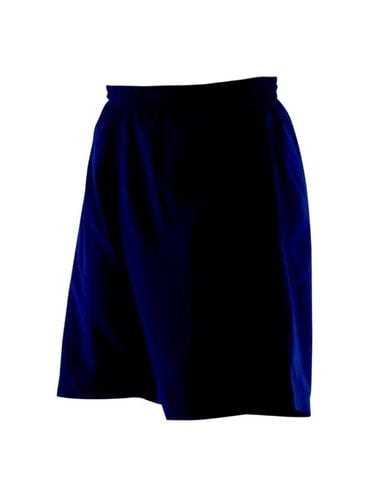 Pantalones cortos de deporte Microfibra hombre caballero Gym/Running/Verano azul M - Finden & hales - Modalova