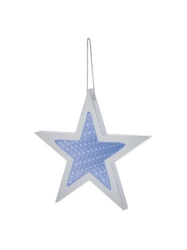 Estrella LED espejo infinito para Árbol de Navidad azul UNIQUE - Christmas shop - Modalova