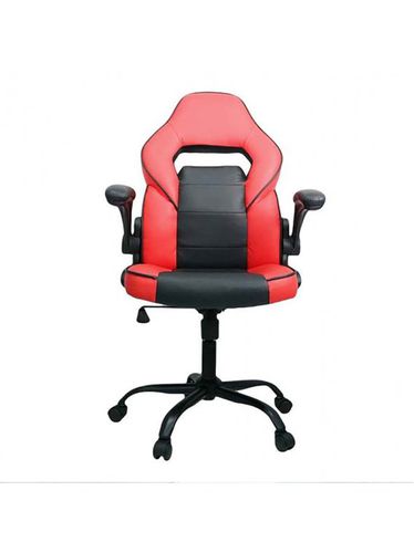 Silla de escritorio Gamer modelo Kart negro-rojo negro UNIQUE - Akunadecor - Modalova