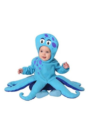 Disfraz de Pulpo Azul con Tentáculos para bebé multicolor 2/3a - Angel tomas - Modalova