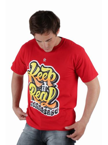 Camiseta hombre m.corta Real. rojo L - Aterrisage - Modalova
