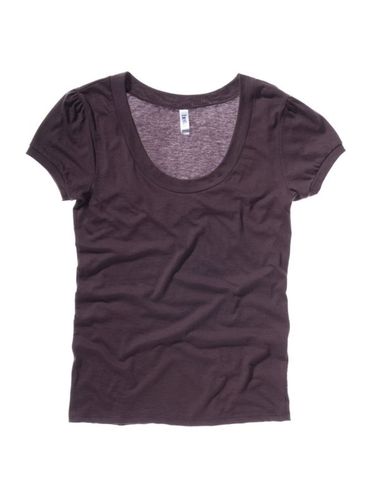 Camiseta de manga corta Vintage con cuello redondo para mujer marrón S - Bella + canvas - Modalova
