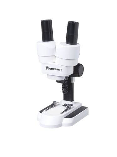 Microscopio 20-50x de luz transmitida e incidente blanco UNIQUE - Bresser - Modalova