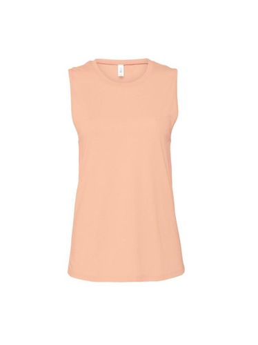 Camiseta Sin Mangas Muscle de Jersey para Mujer naranja L - Bella + canvas - Modalova