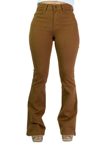 Pantalón flare color. marrón 34 - Aterrisage - Modalova