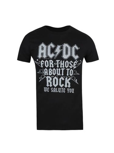 AC/DC Camiseta We Salute You de Algodón para Hombre negro XXL - Acdc - Modalova