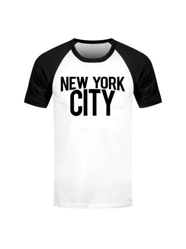 Camiseta New York City de Manga Corta Béisbol para Hombre negro M - Grindstore - Modalova