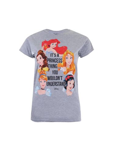 Princess Camiseta A Princess Thing para Mujer gris M - Disney - Modalova
