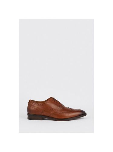 Zapatos de Cueros con Cordones Diseño Oxford para Hombre marrón 42 - Burton - Modalova