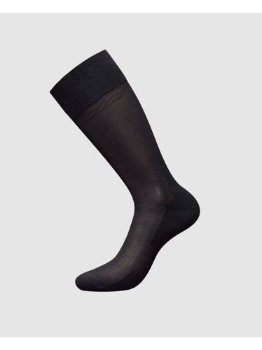 Calcetines cortos Hilo de Escocia gris UNIQUE - Zd zero defects - Modalova