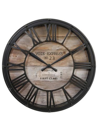 Reloj vintage 37cm marrón 37 - Atmosphera - Modalova