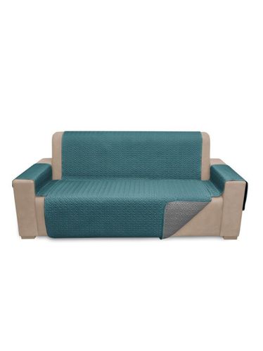 Cubre sofá reversible microsatén azul 160 - Belum - Modalova