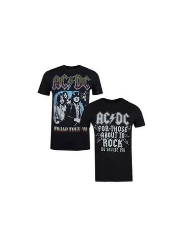 AC/DC Camiseta de Algodón para Hombre Pack de 2 negro XXL - Acdc - Modalova