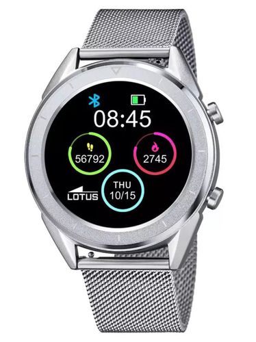 Smartwatch reloj para Unisex Digital de Cuarzo plateado UNIQUE - Lotus - Modalova