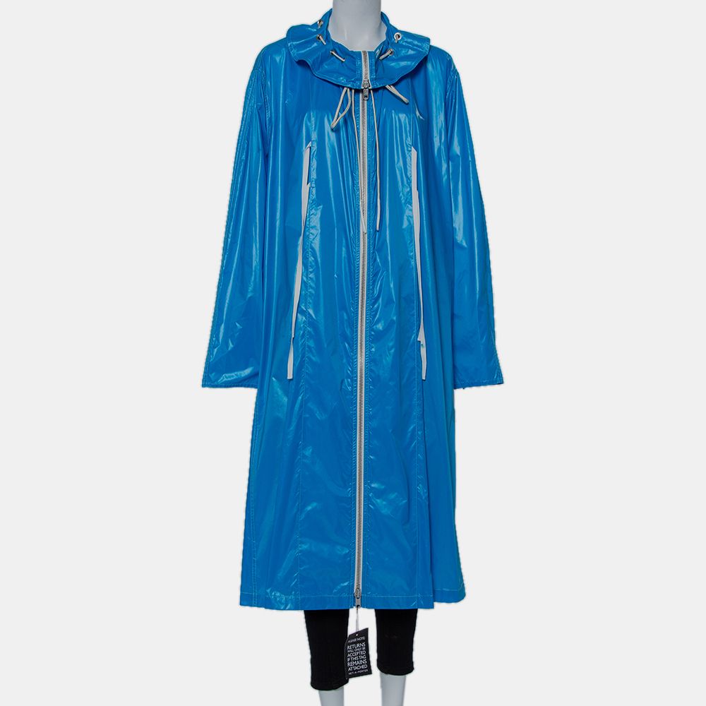 Synthetic Zip Front Oversized Rain Overcoat M - Calvin Klein - Modalova