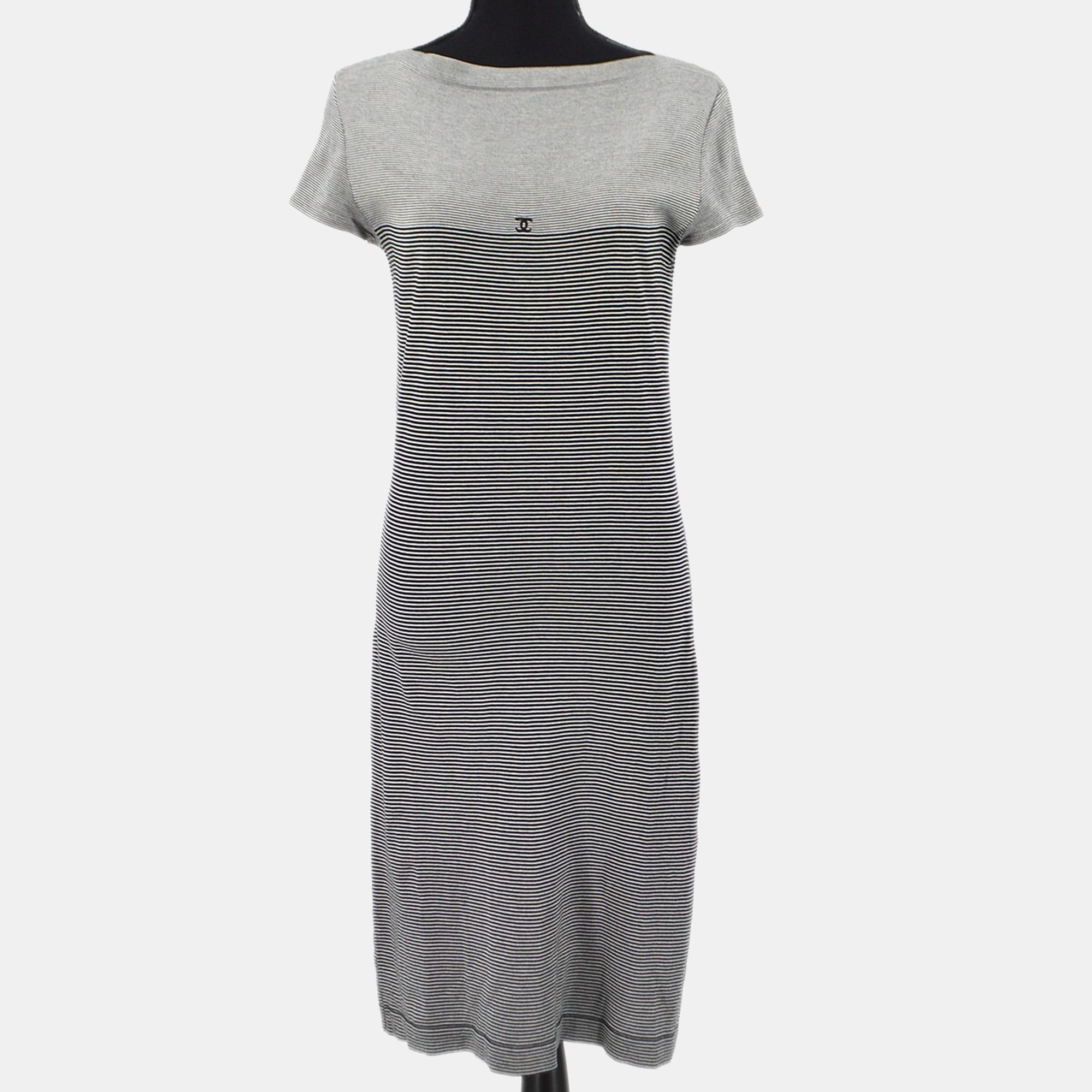 Chanel Dress Gray #38 - Chanel - Modalova