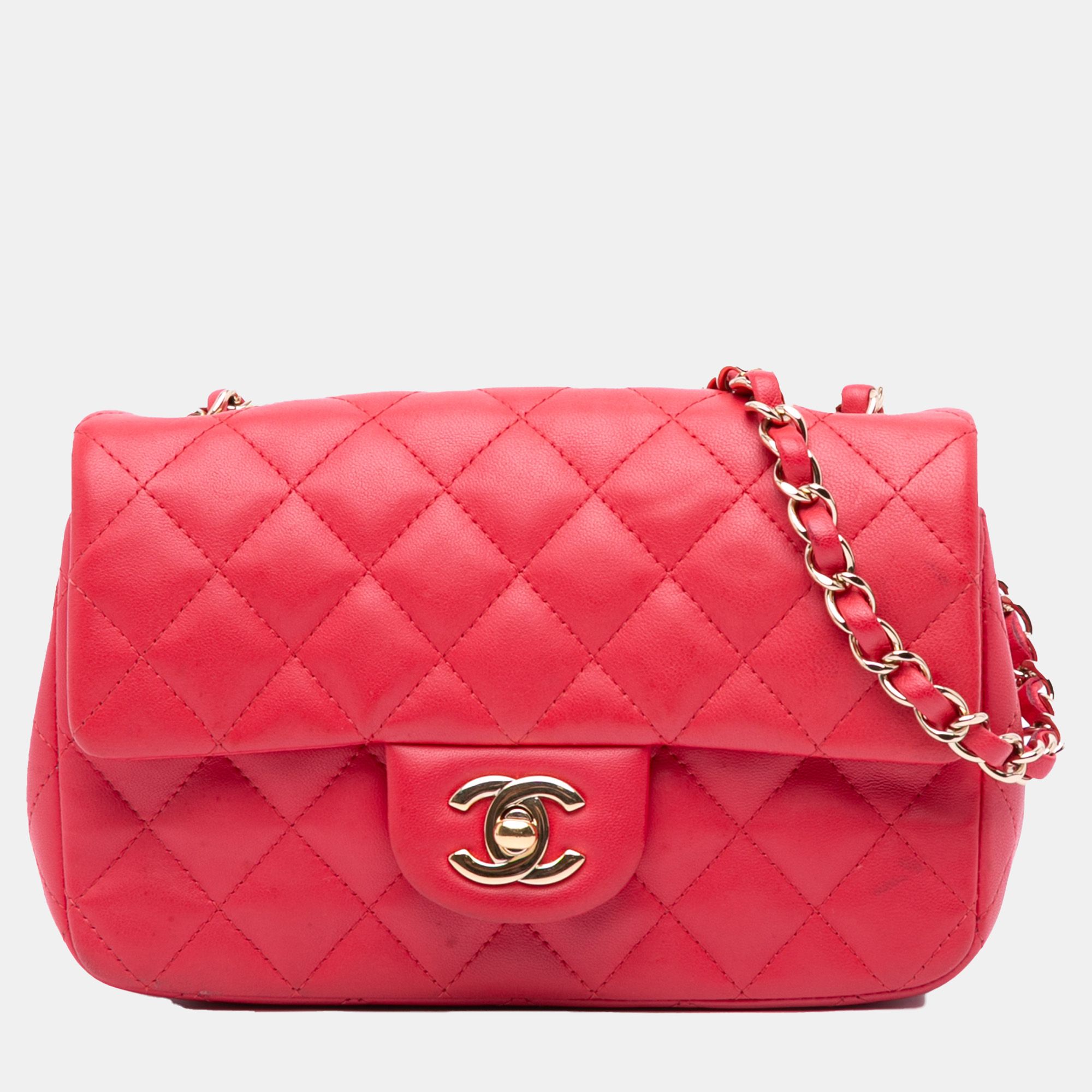 Mini Rectangular Classic Lambskin Single Flap - Chanel - Modalova