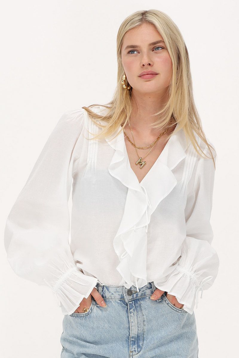 Bluse mit Rüschen und Schleifen | - My jewellery - Modalova
